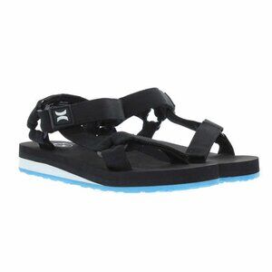 New Hurley Rumble Black Blue Women's Lightweight Strap Sandal